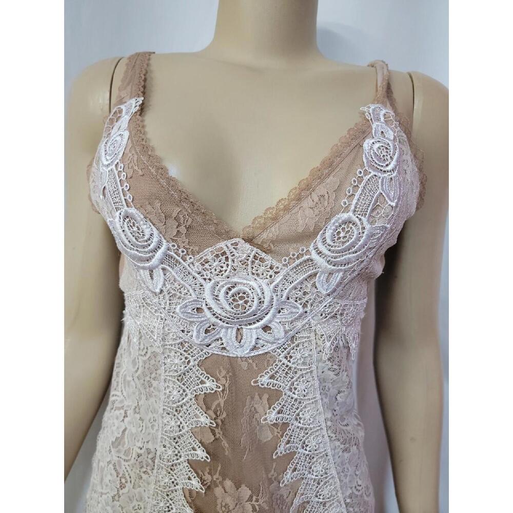 ONE OF ONE Kokholm Sisters Women's Size M Luxurious Lace Brown babydoll #B - Picture 2 of 11